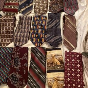 32 of assorted men’s ties